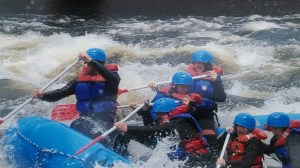 Whitewater rafting the Kennebec. (c) S. Warren